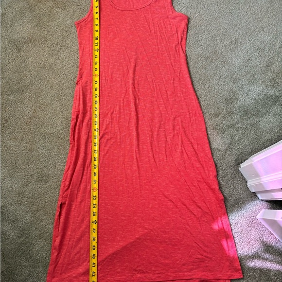 Toad&Co Coral Samba Paseo Midi Dress - Picture 5 of 6